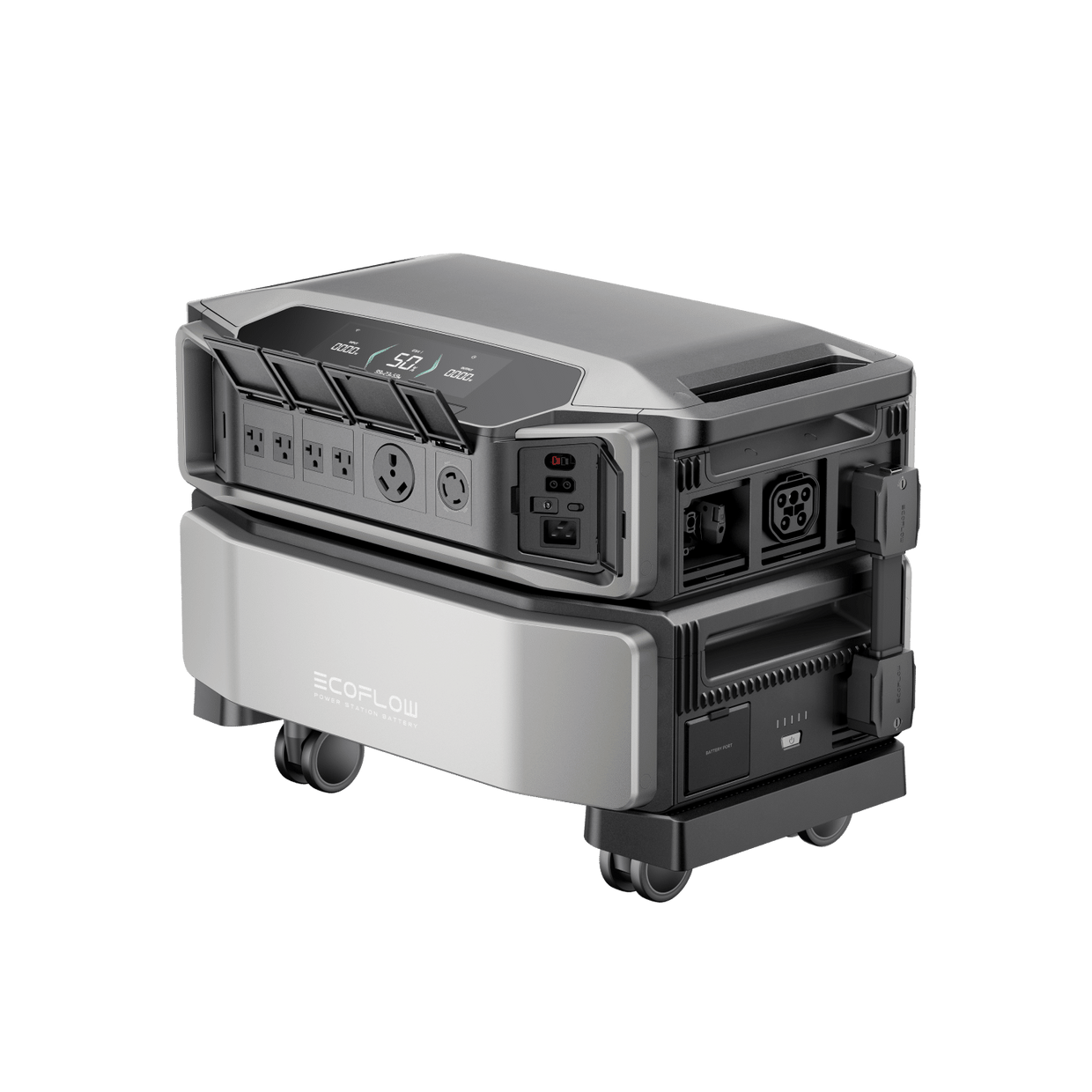 EcoFlow Delta Pro Ultra with stacked battery module