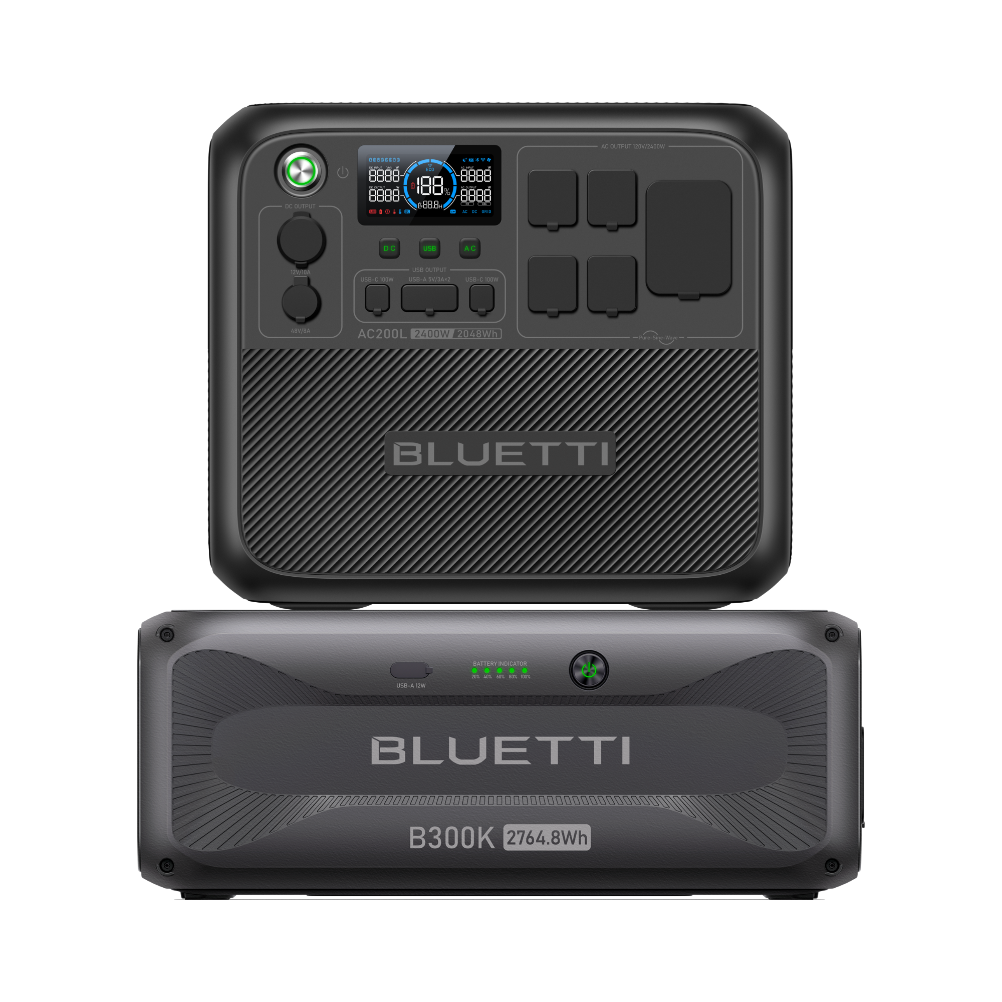 Bluetti AC200L with B300K expansion battery