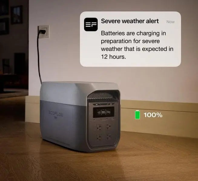 EcoFlow Delta 3 Max charging at home