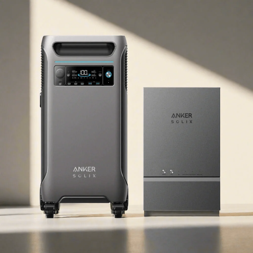 Anker Solix F3800 with BP3800 expansion battery for extended home backup capacity